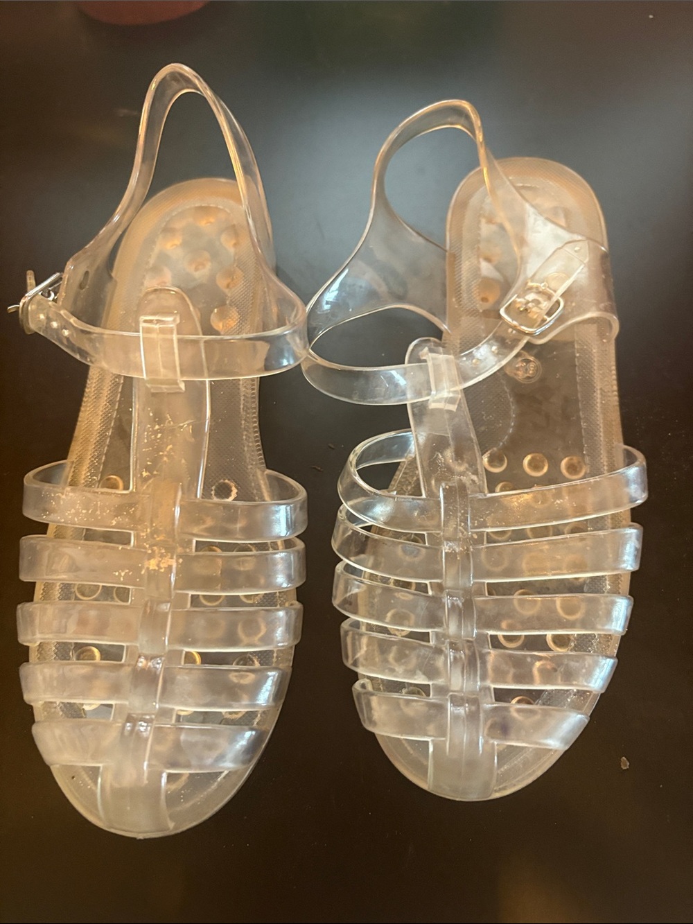 Clear Fisherman Sandals